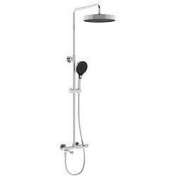 Termostata vannas/dušas sistēma Rubineta Rainfall + CosyThermo-10, hroms