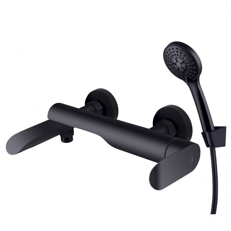 Vannas un dušas maisītājs Rubineta Uno, Ultra-10/K SW BK