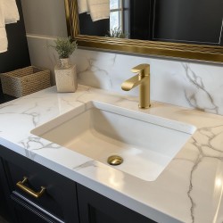 Izlietnes maisītājs Rubineta Ultra-18 (N) GD, matēts zelts