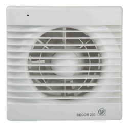 Sadzīves ventilators S&P DECOR 200C, pretvārsts