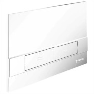 Noskalošanas taustiņš Schell Montus Board, balts