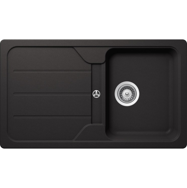 Virtuves izlietne Schock FORMHAUS D-100, 86x50cm Nero