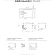 Virtuves izlietne Schock FORMHAUS D-100LS 78x50cm, nero Virtuves izlietne Schock FORMHAUS D-100LS 78x50cm, nero