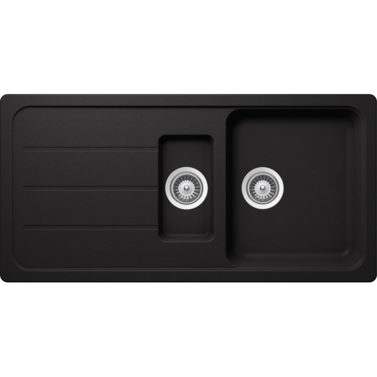 Virtuves izlietne Schock FORMHAUS D-150L 100x50cm Nero