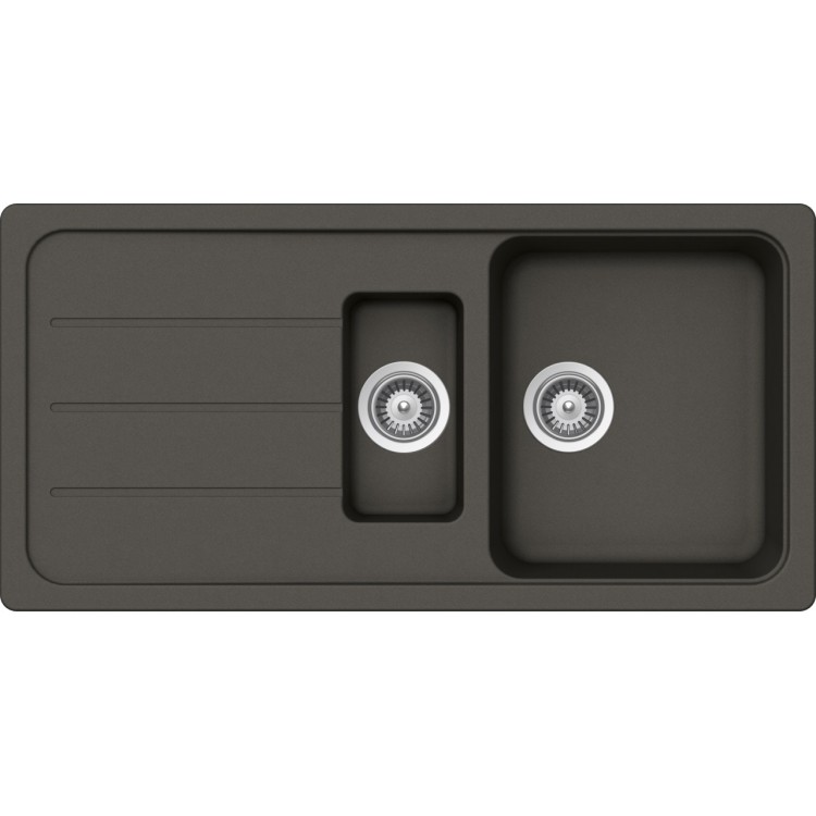 Virtuves izlietne Schock FORMHAUS D-150L 100x50cm Asphalt