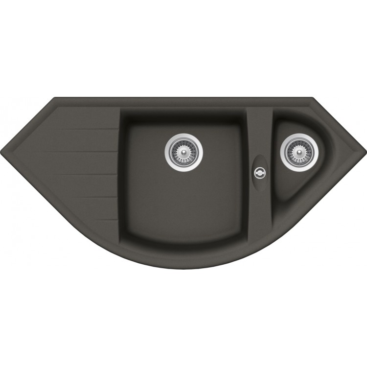 Virtuves izlietne Schock GENIUS C-150 110.5x52cm, asphalt