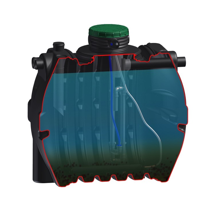 Sotralentz Aquabloc 0.45 Bioloģiskā Attīrīšanas sistēma 2000l, L1133333656 Sotralentz Aquabloc 0.45 Bioloģiskā Attīrīšanas sistēma 2000l, L1133333656