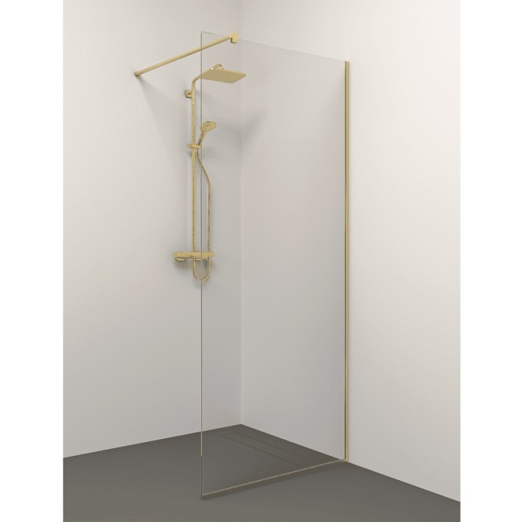 Dušas siena Stikla Serviss KAIRA GOLD 900mm