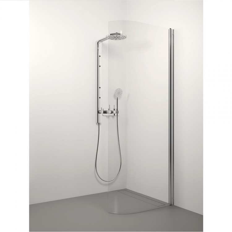 Dušas siena Stikla Serviss DANIELA 750mm