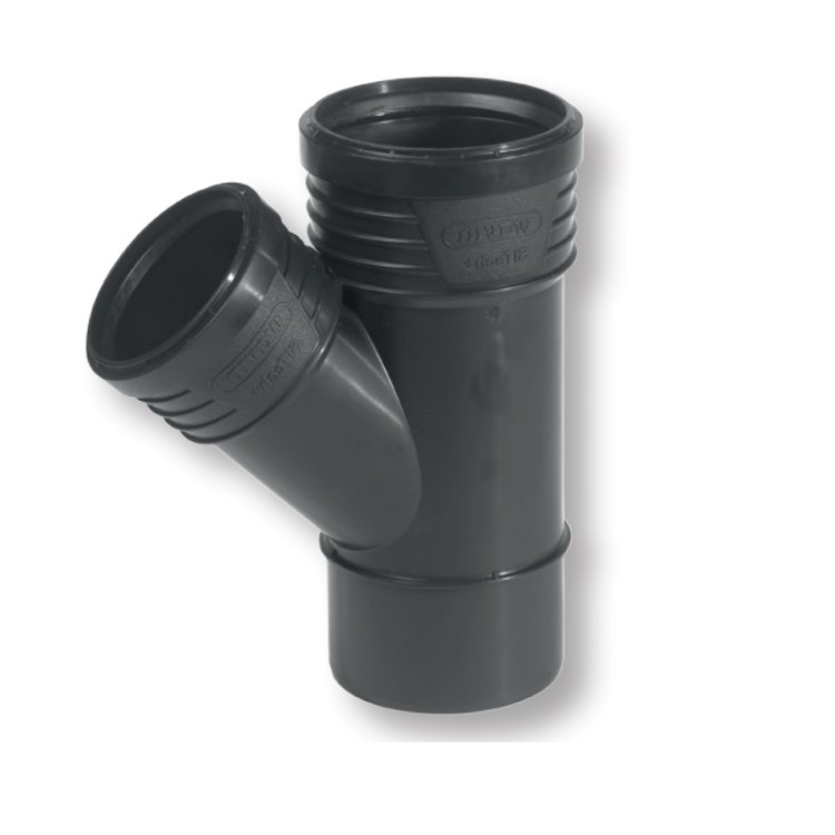 Kanalizācijas atzars SiTech+ Dn 110/50 45 GR Kanalizācijas atzars SiTech+ Dn 110/50 45 GR