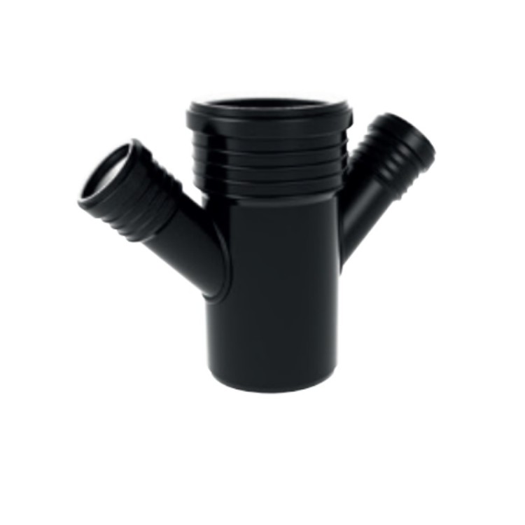 Kanalizācijas dubultatzars SiTech+ Dn 110/50/50 45 GR Kanalizācijas dubultatzars SiTech+ Dn 110/50/50 45 GR