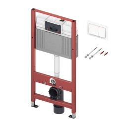 Tualetes modulis TECEbase ar TECEbase skalošanas plāksni baltā krāsā, 9400400