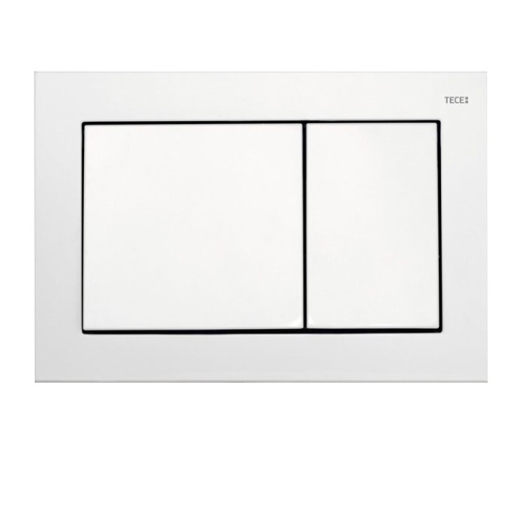 Tualetes modulis TECEbase ar TECEbase skalošanas plāksni baltā krāsā, 9400400