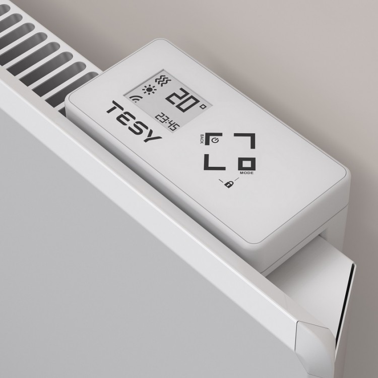 Elektriskais radiators Tesy FineEco Cloud AirSafe, WiFi, 1400W, balts Elektriskais radiators Tesy FineEco Cloud AirSafe, WiFi, 1400W, balts