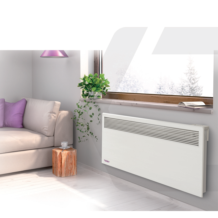 Elektriskais radiators Tesy LiveEco Cloud, WiFi, 1000W, balts Elektriskais radiators Tesy LiveEco Cloud, WiFi, 1000W, balts
