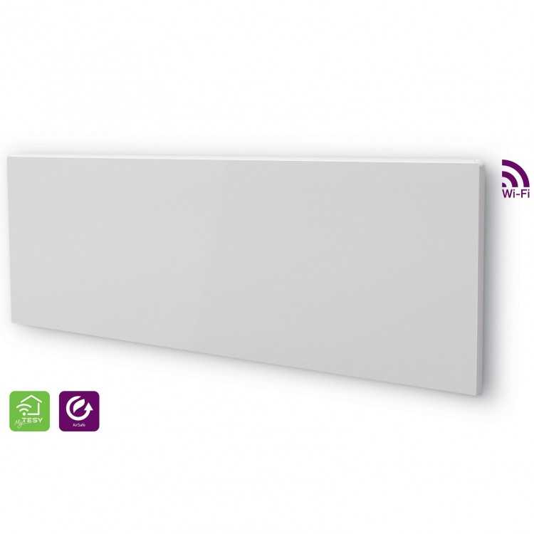 Elektriskais radiators Tesy FineEco Cloud AirSafe, WiFi, 1400W, balts Elektriskais radiators Tesy FineEco Cloud AirSafe, WiFi, 1400W, balts