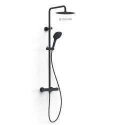 Dušas sistēma BASE-TRES PLUS, melns matēts , 21639523NM