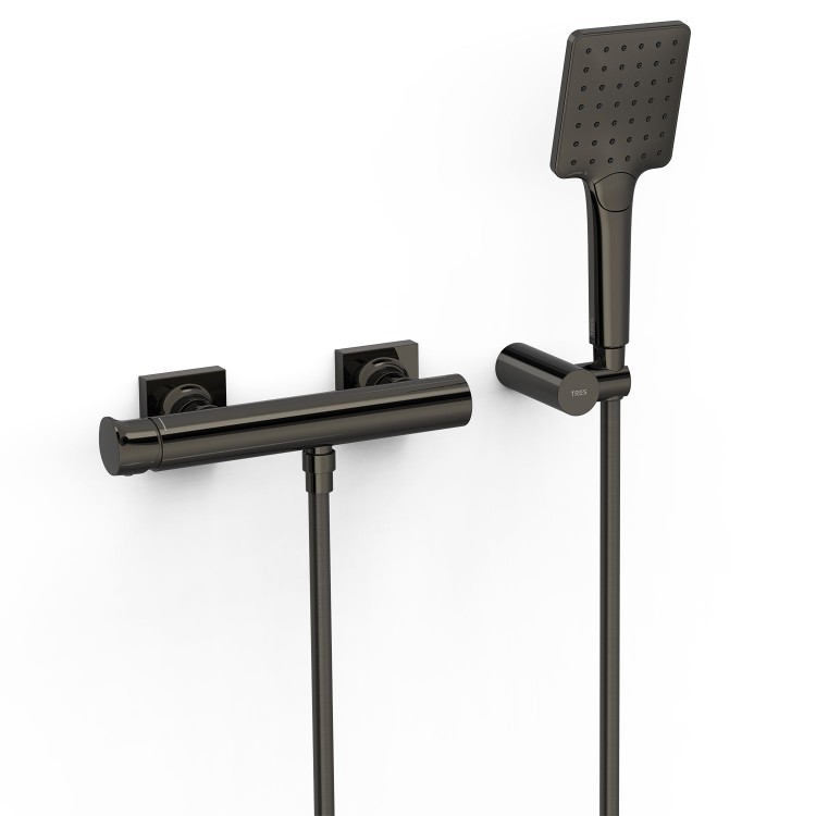 Dušas maisītājs ar dušu PROJECT TRES, melna metālika 22116701KM