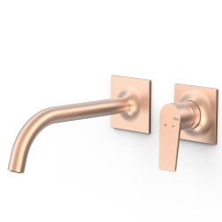 Iebūvējamā izlietnes maisītāja TRES PROJECT dekoratīvā daļa 21.6cm, 24K matēts rozā zelts, 22130002OPM