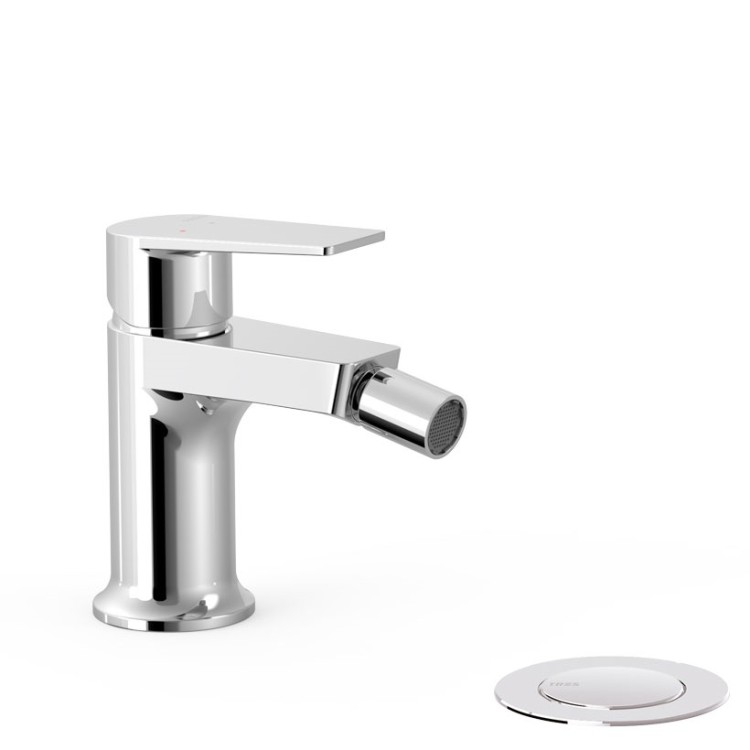 Bidē maisītājs PROJECT TRES ar noteces aizvaru, hroms 21112001DA