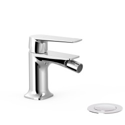 Bidē maisītājs LOFT TRES ar automātisku noteces vārstu, hroms 22212001DA