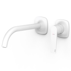 Iebūvējamā izlietnes maisītāja TRES LOFT dekoratīvā daļa 21.6 cm, balta matēta 22230002BM