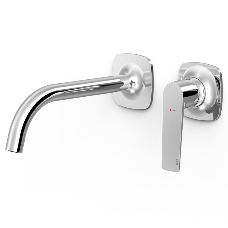 Iebūvējamā izlietnes maisītāja TRES LOFT dekoratīvā daļa 21.6 cm, hroms 22230002