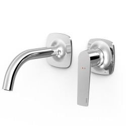 Iebūvējamā izlietnes maisītāja TRES LOFT dekoratīvā daļa 15.6 cm, hroms 22230001