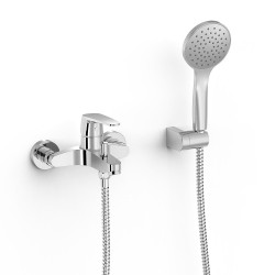 Vannas un dušas maisītājs ar dušu FLAT-TRES, hroms, 22017001