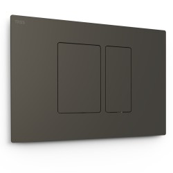 Noskalošanas taustiņš Tres Dual, melna metālika 25429801KM