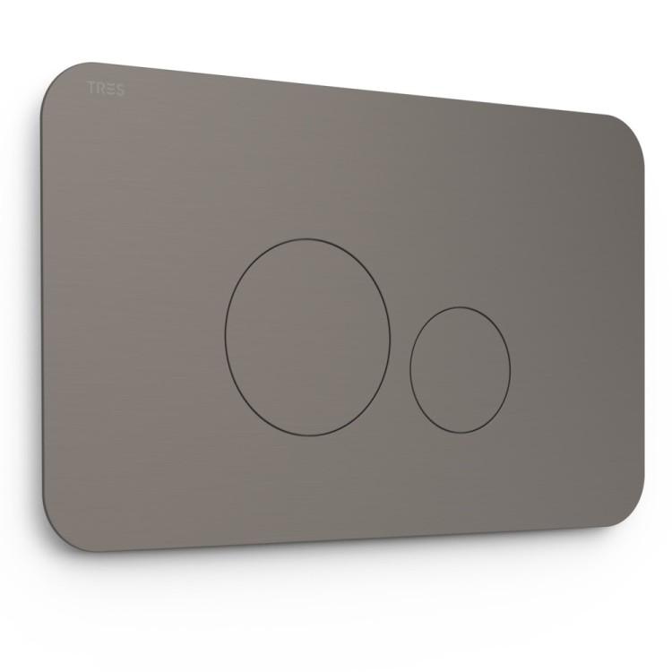 Noskalošanas taustiņš Tres Dual, graphite 25429802GR
