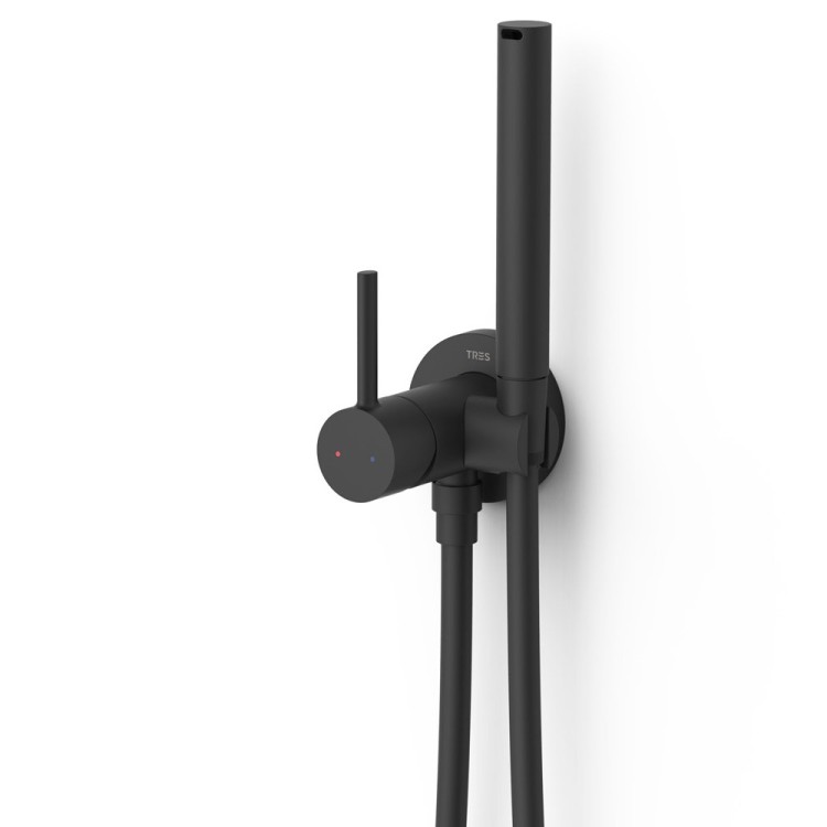 Iebuvējams maisītājs ar bidetta dušu TRES Study, 134123NM