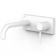 Iebūvējamā izlietnes maisītāja TRES STUDY dekoratīvā daļa 18cm, balts matēts, 26230031BM