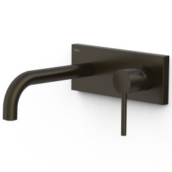 Iebūvējamā izlietnes maisītāja TRES STUDY dekoratīvā daļa 18cm, melna bronza, 26230031KMB