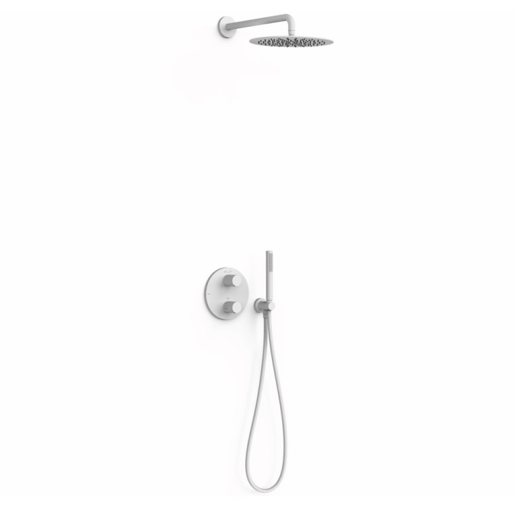 Termostata dušas sistēma iebūvējamā Therm-Box, balts matēts 26235004BM