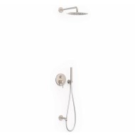 3-virzienu iebūvējamais vannas un dušas maisītājs TRES Study Rapid-Box, tērauds