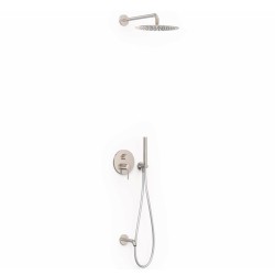 3-virzienu iebūvējamais vannas un dušas maisītājs TRES Study Rapid-Box, tērauds