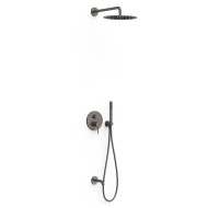 3-virzienu iebūvējamais vannas un dušas maisītājs TRES Study Rapid-Box, grafīts