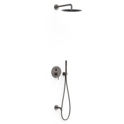 3-virzienu iebūvējamais vannas un dušas maisītājs TRES Study Rapid-Box, grafīts