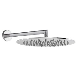 Dušas galva TRES Antilime ar turētāju D30 cm, hroms 134432