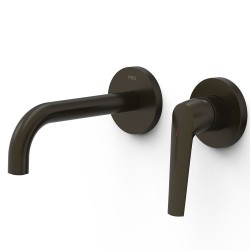 Iebūvējamā izlietnes maisītāja Tres FUJI dekoratīvā daļa 17.7 cm, melna bronza