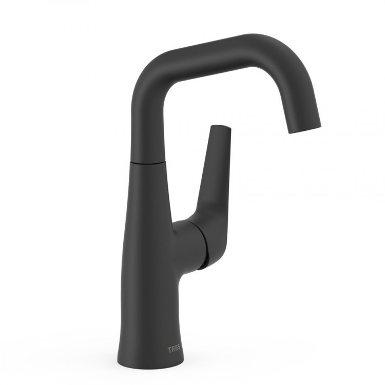 Izlietnes maisītājs TRES FUJI, melns 28144701NM