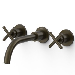 Izlietnes maisītājs no sienas TRES MONT BLANC, melna bronza 28330002KMB