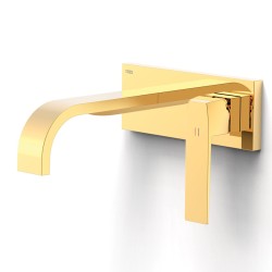 Iebūvējamā izlietnes maisītāja TRES SLIM dekoratīvā daļa 18cm, zelts, 20230033OR