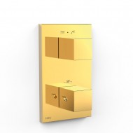Vannas un dušas iebūvējamā termostata maisītāja dekoratīvā daļa TRES Therm-Box, 00625001OR