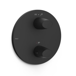 Vannas un dušas iebūvējamā termostata maisītāja dekoratīvā daļa TRES Therm-Box, 28125001NM
