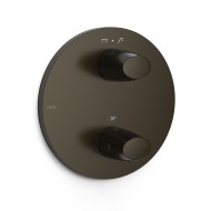 Vannas un dušas iebūvējamā termostata maisītāja dekoratīvā daļa TRES Therm-Box, 28125001KMB