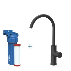 Virtuves izlietnes krāns dzeramajam ūdenim TRES ar filtru, 23050401NM
