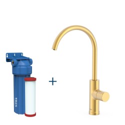 Virtuves izlietnes krāns dzeramajam ūdenim TRES ar filtru, 23050401OM