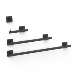 Aksesuāru komplekts TRES SQUARE, melns matēts 09598101NM